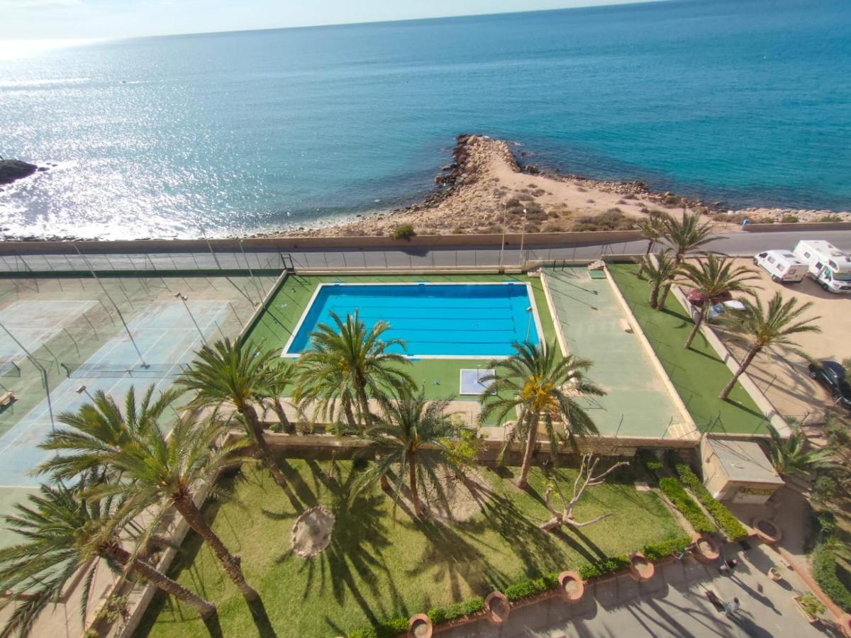 Very Lightful Apartment. Incredible Sea Views. Big Terrace, Swimming Pool. Ac. Very Close To Alicante City Center. Zewnętrze zdjęcie