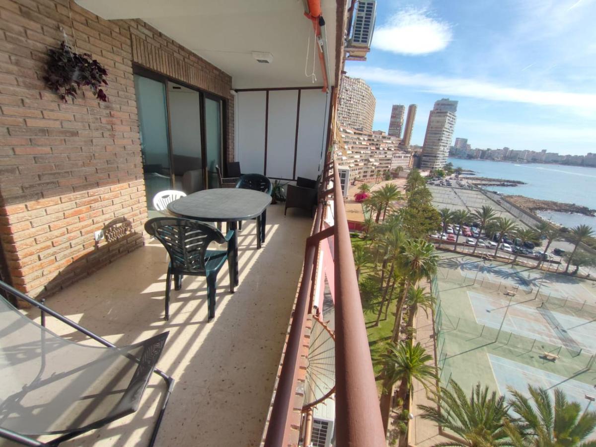 Very Lightful Apartment. Incredible Sea Views. Big Terrace, Swimming Pool. Ac. Very Close To Alicante City Center. Zewnętrze zdjęcie