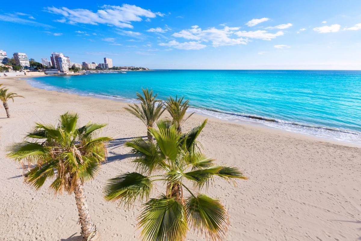 Very Lightful Apartment. Incredible Sea Views. Big Terrace, Swimming Pool. Ac. Very Close To Alicante City Center. Zewnętrze zdjęcie